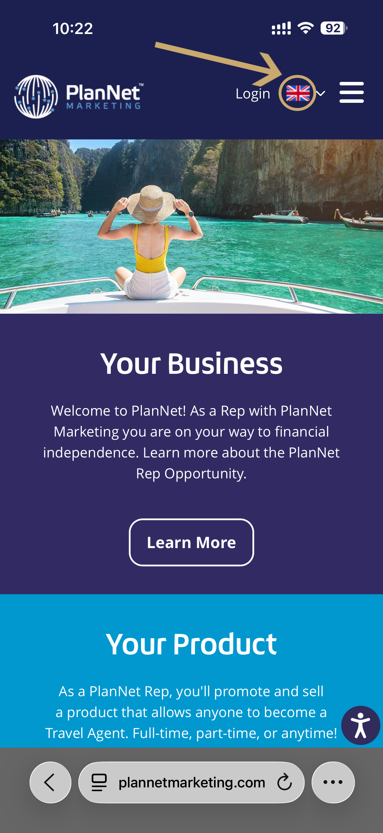 InteleTravel step 1